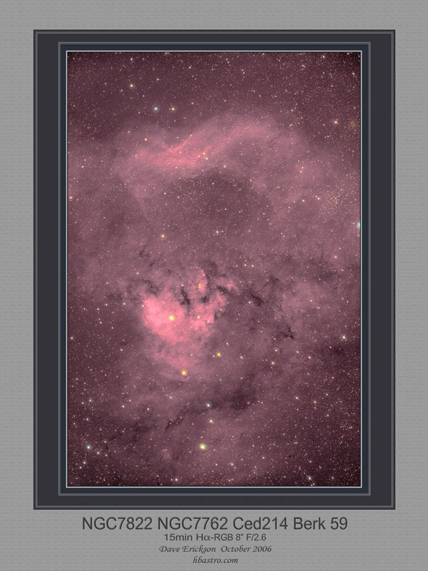 Ced214 NGC7822 NGC7762 Berk59